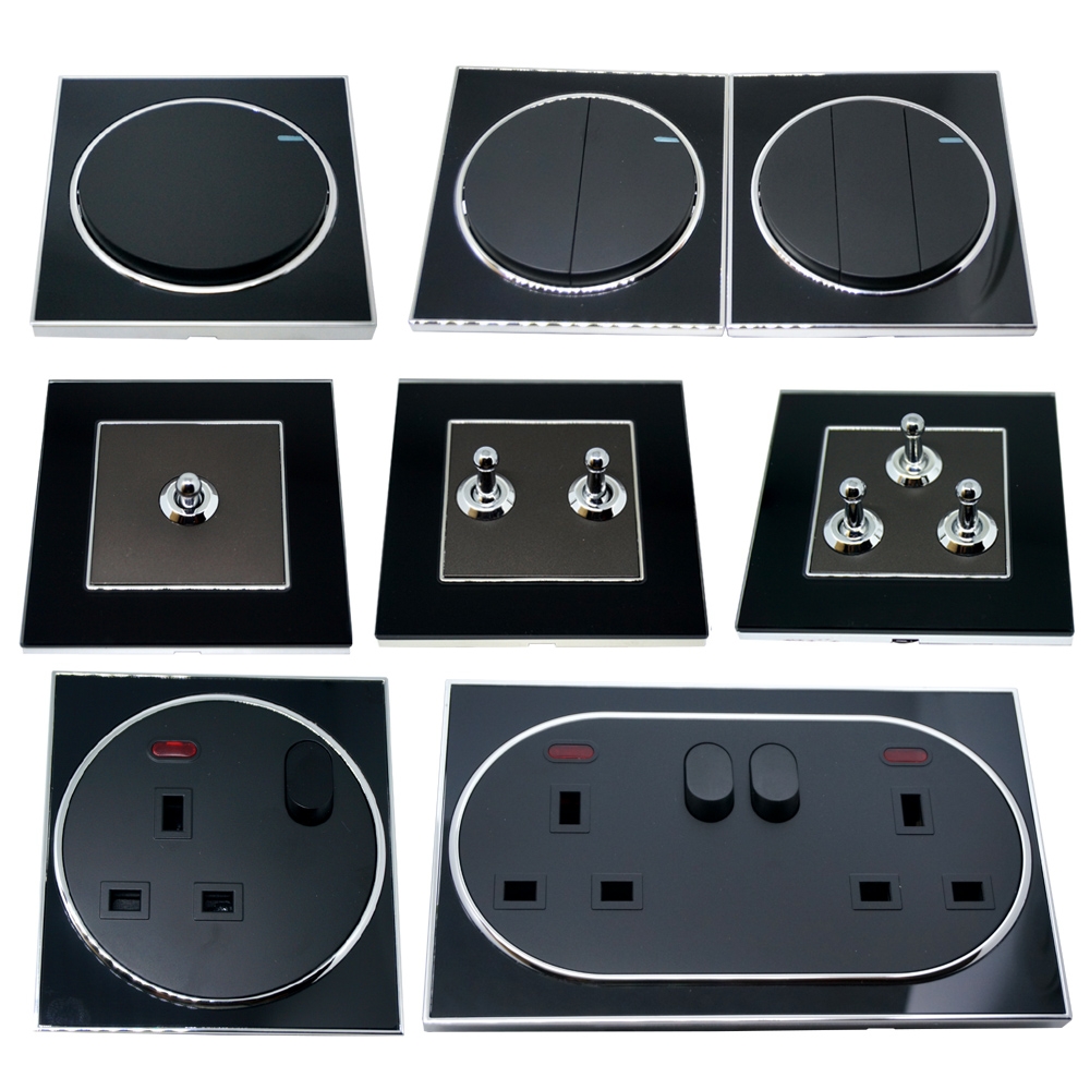 Light Switches & sockets Screwless Face Classic 10A Two way Toggle /13